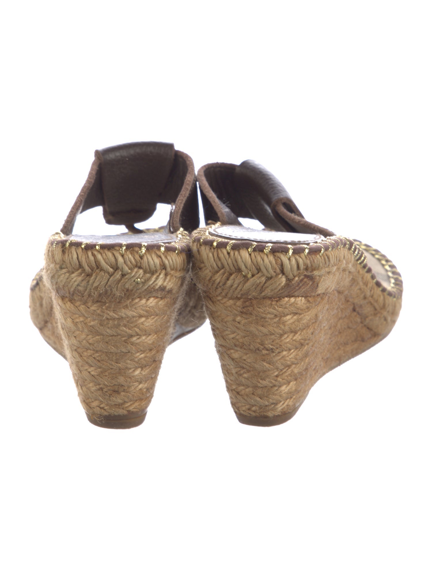 Burberry Vintage Leather Espadrilles